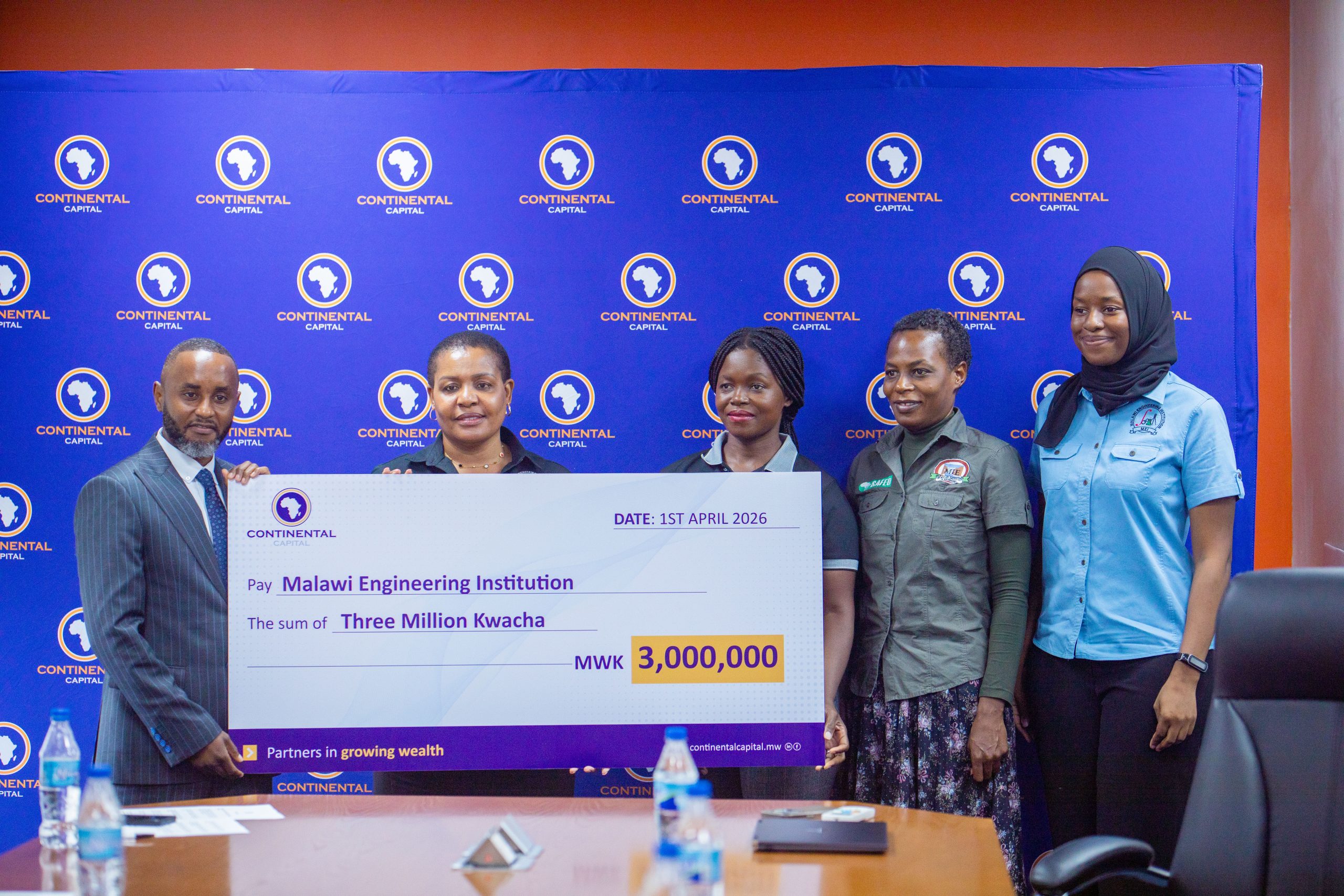 Continental Capital sponsors Malawi Women in Engineering Chapter